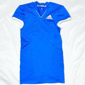 Adidas Primeknit A1 Football Jersey Men Medium Royal Blue Stretch Technology New